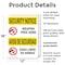 Signmission Weapon Free Zone Bilingual OSHA Security Notice Sign, Plastic, 12in W x 18in L, 2PK OS-2PACK-SN-P-1218-L-11684 - alternate 7